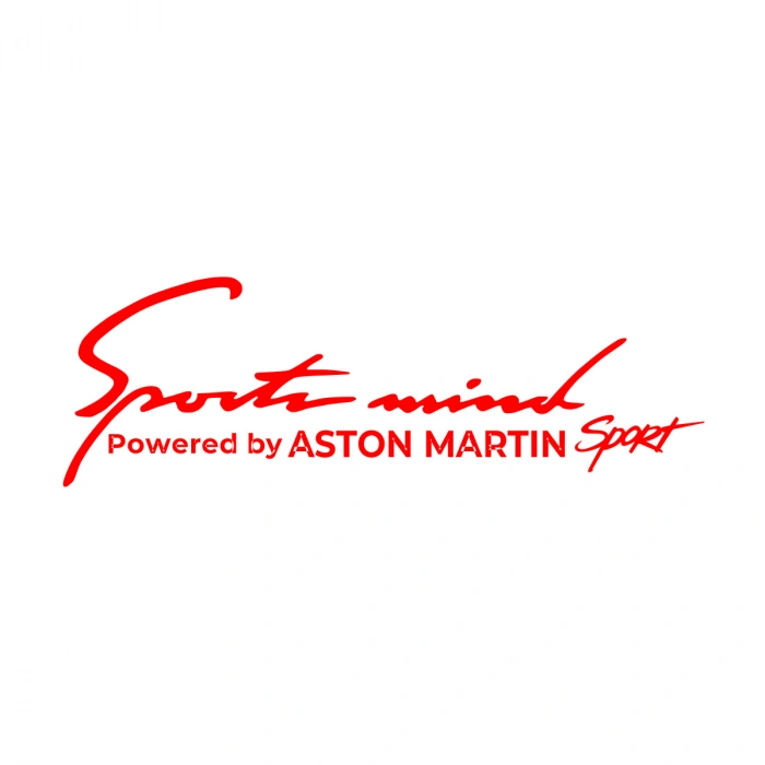 Sports Mind Aston Martini Sports Sticker 17x17 Cm Kırmızı