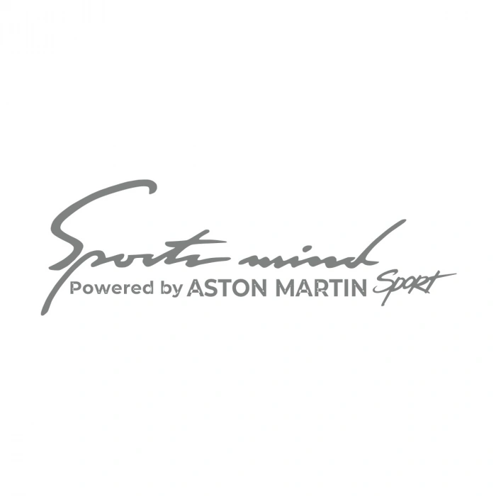 Sports Mind Aston Martini Sports Sticker 17x17 Cm Gri