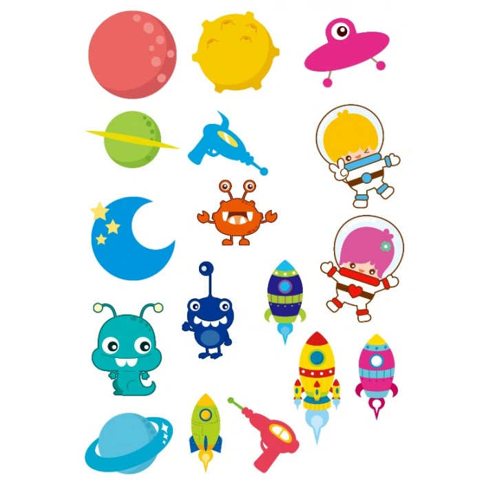 Uzay Sticker Set
