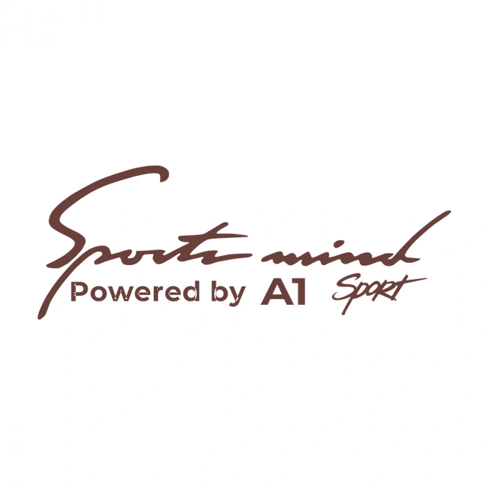 Sports Mind Audi A1 Sports Sticker 17x17 Cm Kahverengi