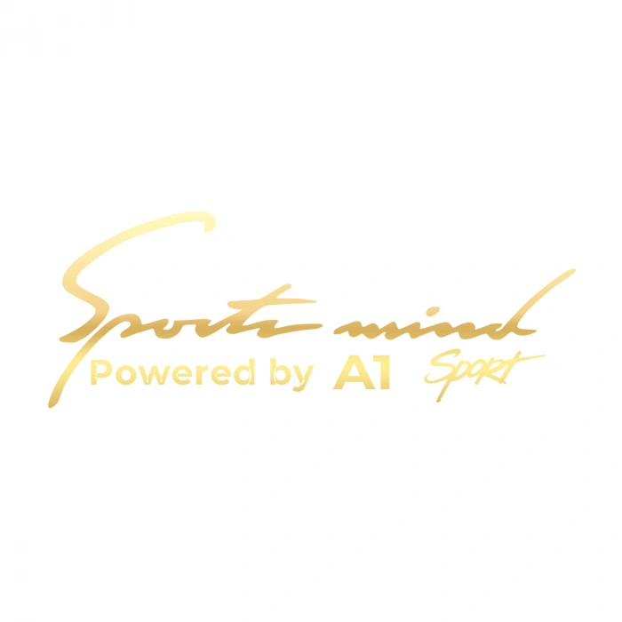 Sports Mind Audi A1 Sports Sticker 17x17 Cm Gold