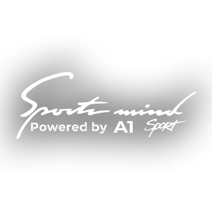 Sports Mind Audi A1 Sports Sticker 17x17 Cm Beyaz