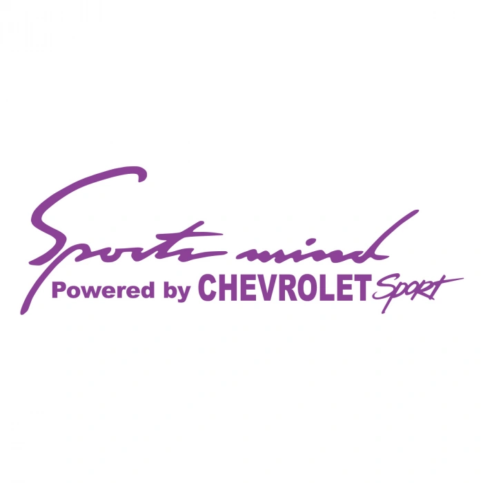 Sports Mind CHEVROLET Sports Sticker 17x17 Cm Mor