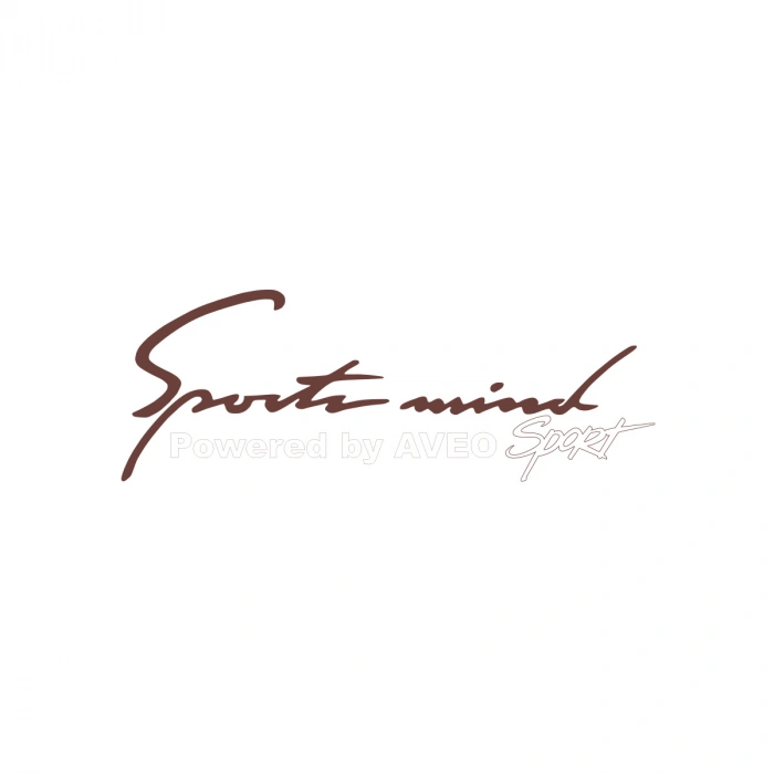 Sports Mind CHEVROLET AVEO Sports Sticker 17x17 Cm Kahverengi