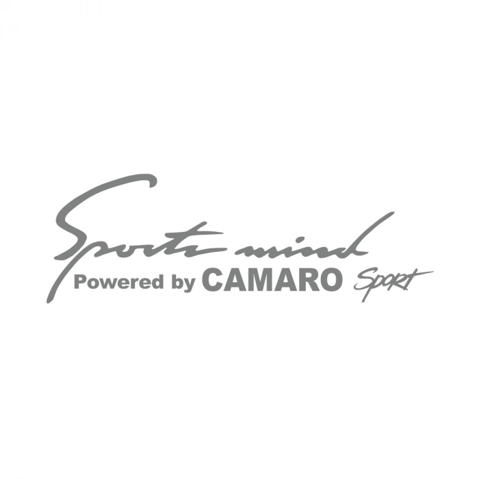 Sports Mind CHEVROLET CAMARO Sports Sticker 17x17 Cm Gri
