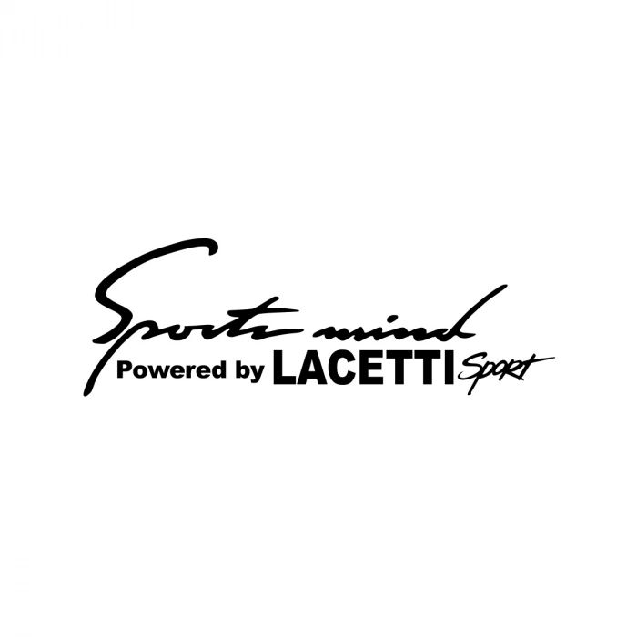 Sports Mind CHEVROLET LACETTI Sports Sticker 17x17 Cm Siyah