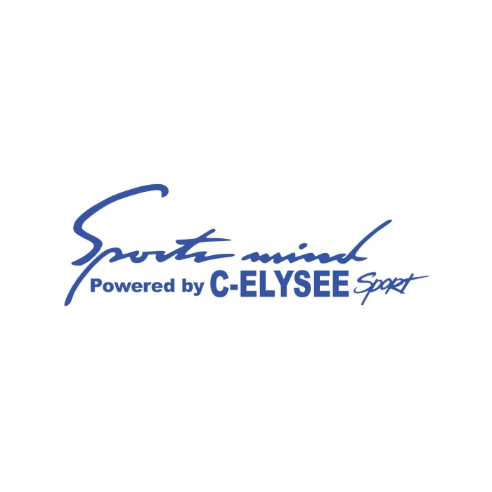 Sports Mind CITROEN C-ELYSE ESports Sticker 17x17 Cm Mavi
