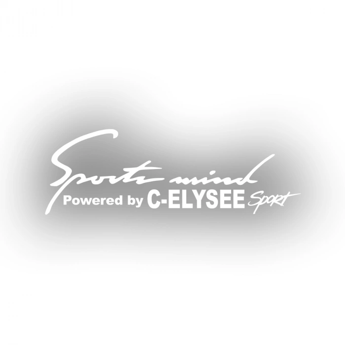 Sports Mind CITROEN C-ELYSE ESports Sticker 17x17 Cm Beyaz