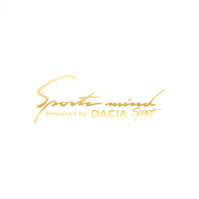 Sports Mind DACIA ESports Sticker 17x17 Cm Gold