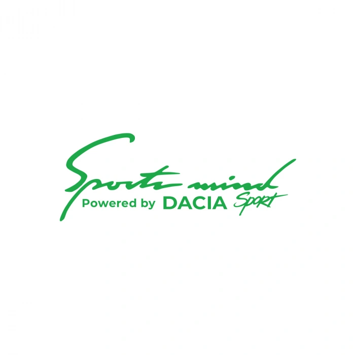 Sports Mind DACIA ESports Sticker 17x17 Cm Yeşil