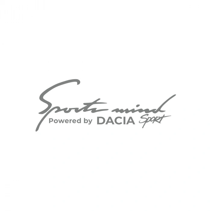 Sports Mind DACIA ESports Sticker 17x17 Cm Gri