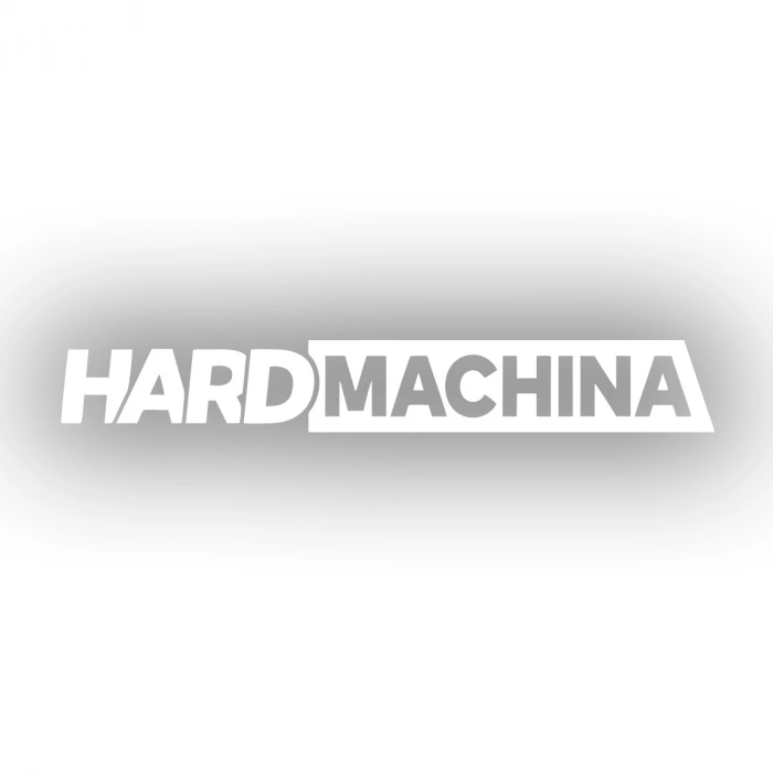 Hard Machine Sticker 17x17 Cm Beyaz