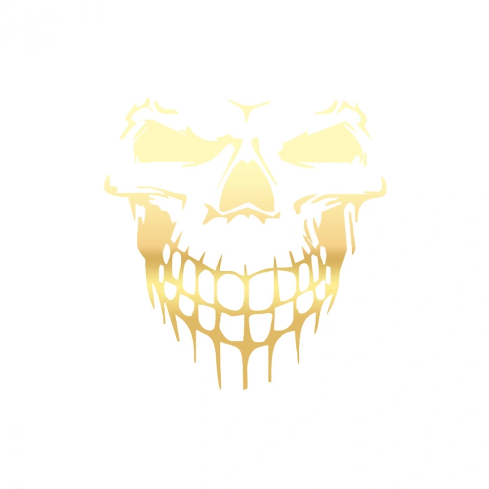 Kuru Kafa Sticker 17x17 Cm Gold