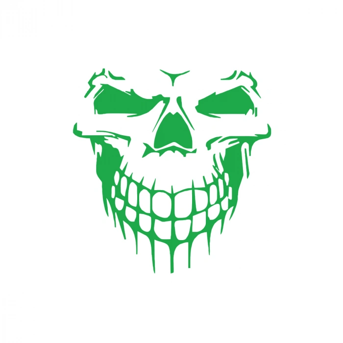 Kuru Kafa Sticker 17x17 Cm Yeşil