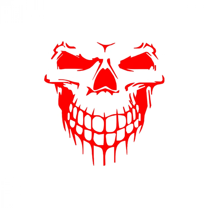 Kuru Kafa Sticker 17x17 Cm Kırmızı