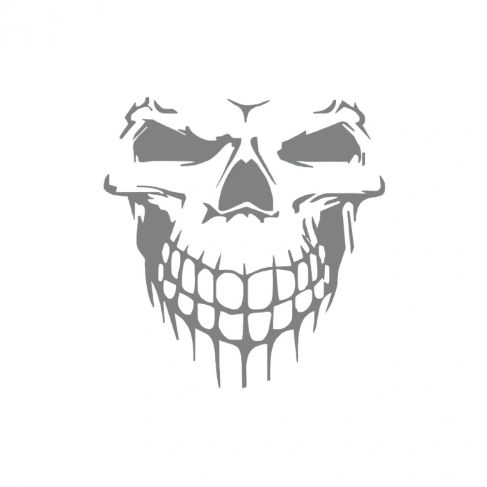 Kuru Kafa Sticker 17x17 Cm Gri