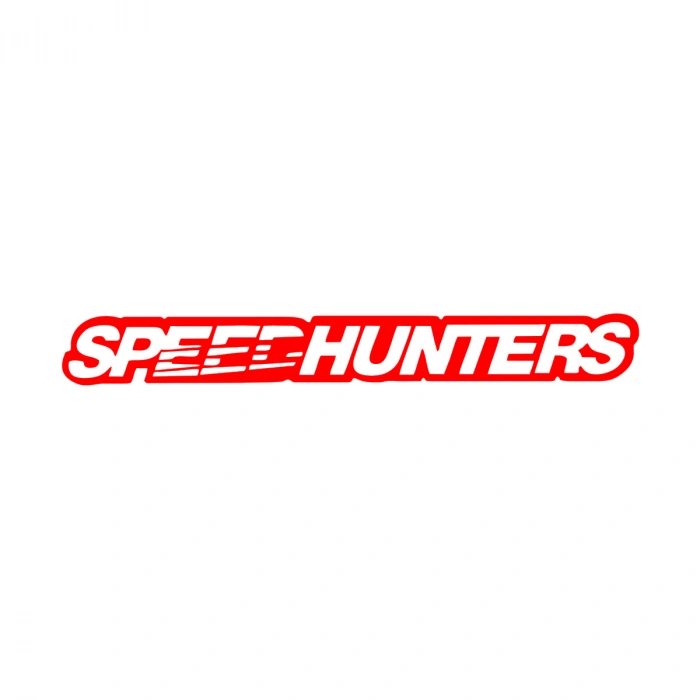 Speed Hunters Sticker 17x17 Cm Kırmızı