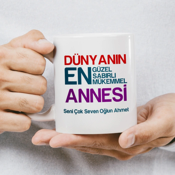 Anneler Günü Kupası - Dünyanın En Güzel, Sabırlı, Mükemmel Annesi