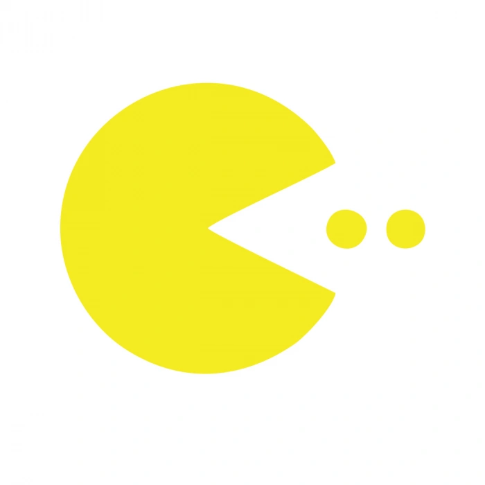 Pacman Araba 17x17 Cm Sarı