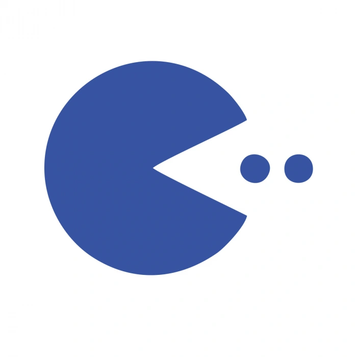 Pacman Araba 17x17 Cm Mavi