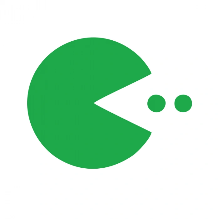 Pacman Araba 17x17 Cm Yeşil