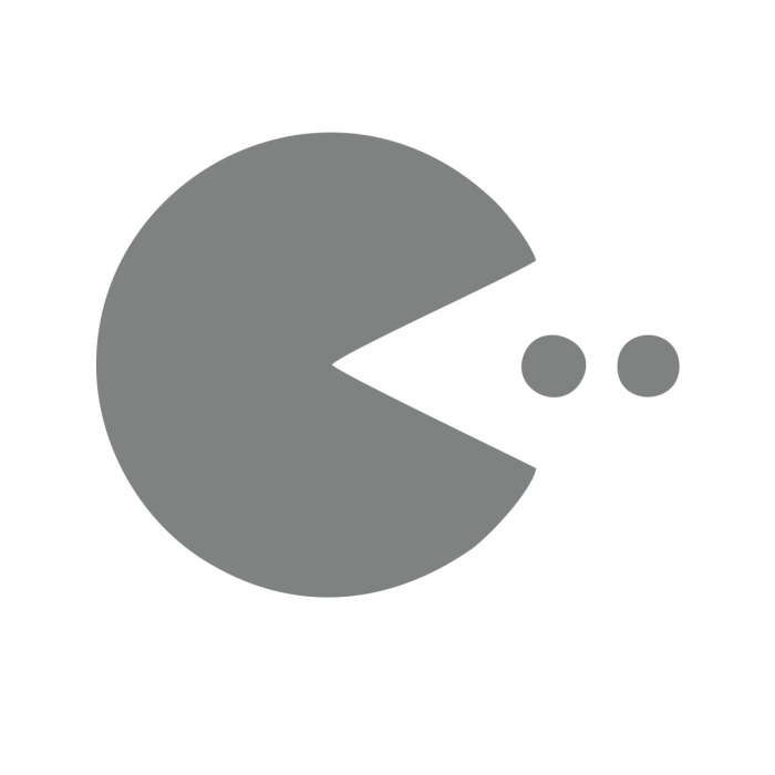 Pacman Araba 17x17 Cm Gri