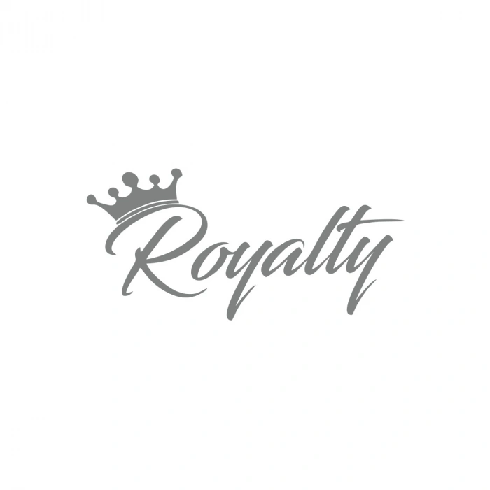 Royalty Araba Stickeri 17x17 Cm Gri