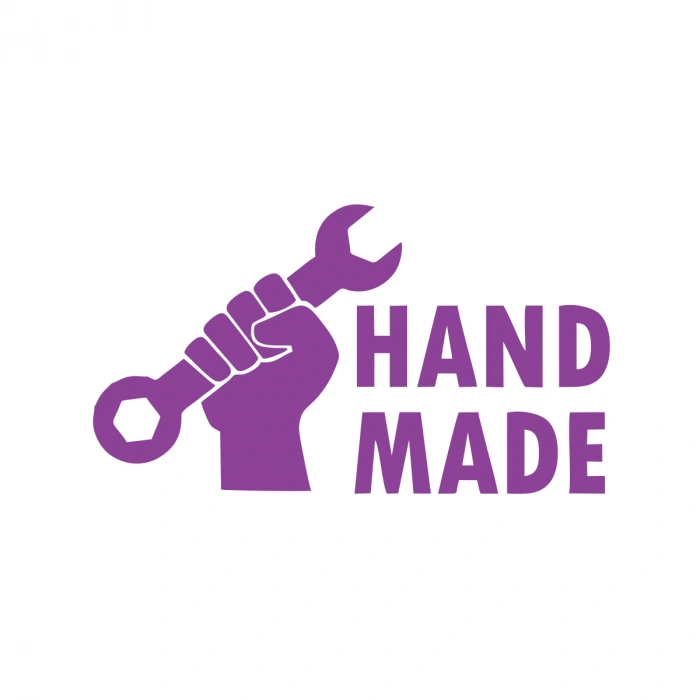 Hand Made Araba Stickeri 17x17 Cm Mor