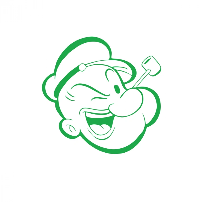 Temel Reis Araba Sticker 17x17 Cm Yeşil