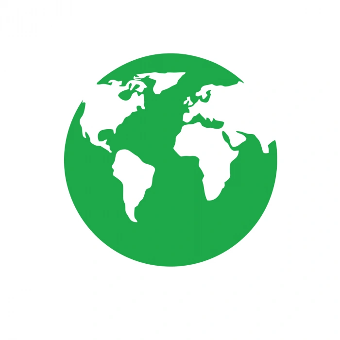 Dünya Araba Sticker 17x17 Cm Yeşil