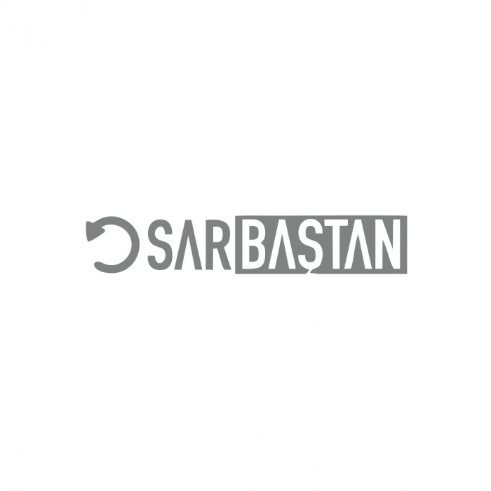 Sar Baştan Araba Sticker 17x17 Cm Gri