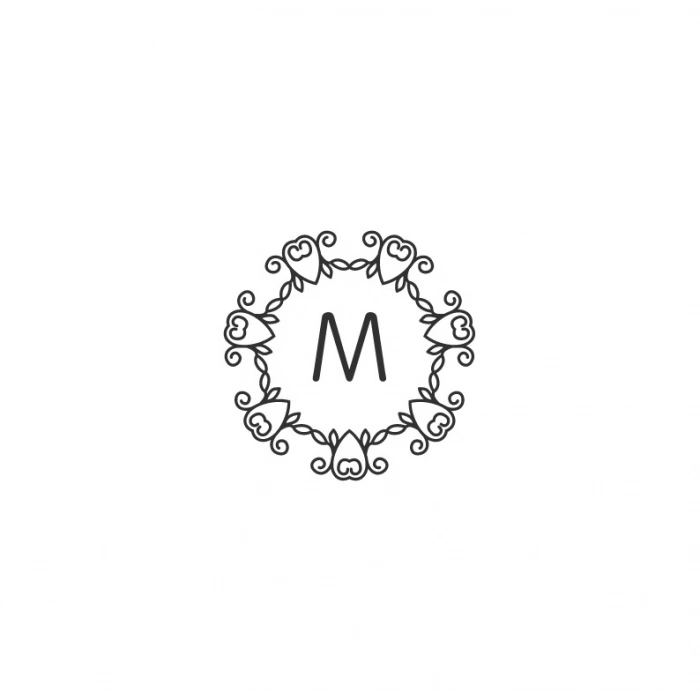 Çerçeveli Kış Meyveli Etiket Kına Nişan Düğün 3x3 cm özel etiket / 50 adet sticker