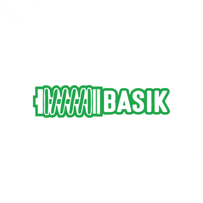 Basık Araba Sticker 17x17 Cm Yeşil