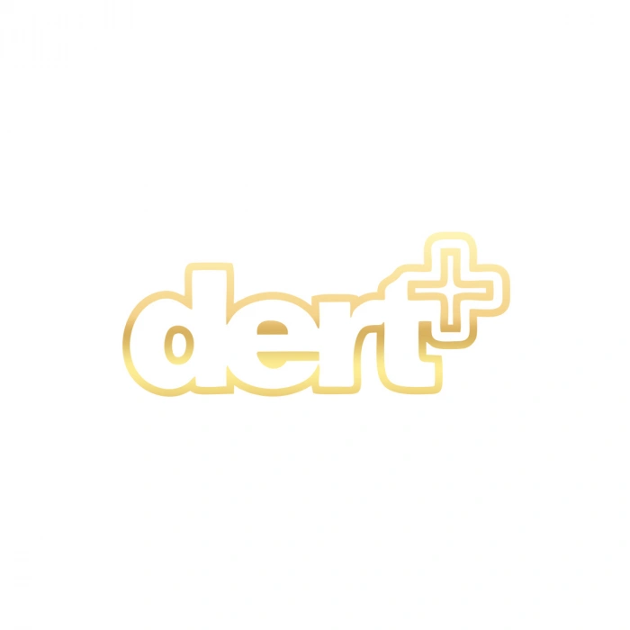 Dert+ Araba Sticker 17x17 Cm Gold