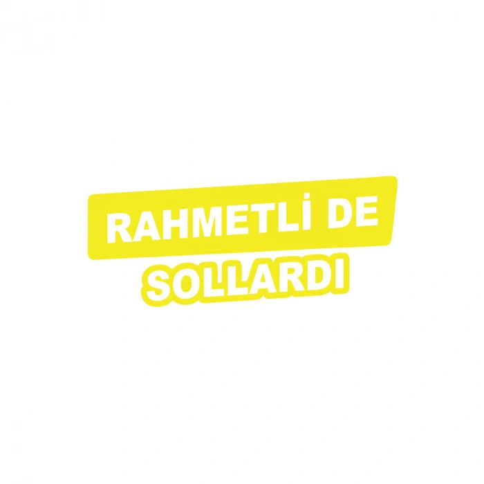 Rametli de Sollardı Araba Sticker 17x17 Cm Sarı