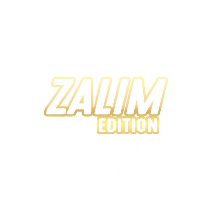 Zalim Edition Araba Sticker 17x17 Cm Gold