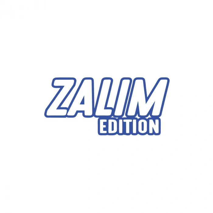 Zalim Edition Araba Sticker 17x17 Cm Mavi
