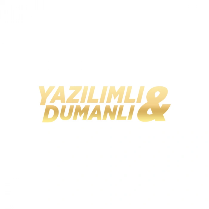 Yazılımlı&Dumanlı Araba Sticker 17x17 Cm Gold