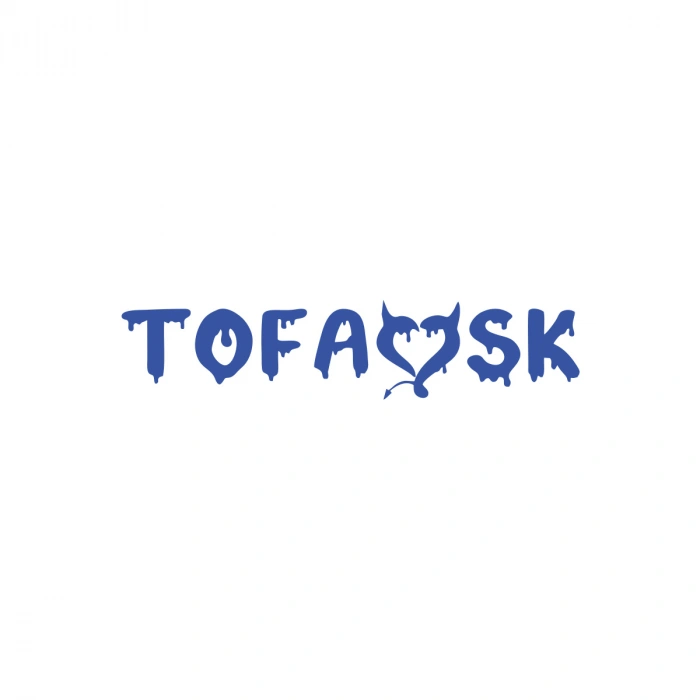 Tofaşk Araba Sticker 17x17 Cm Mavi