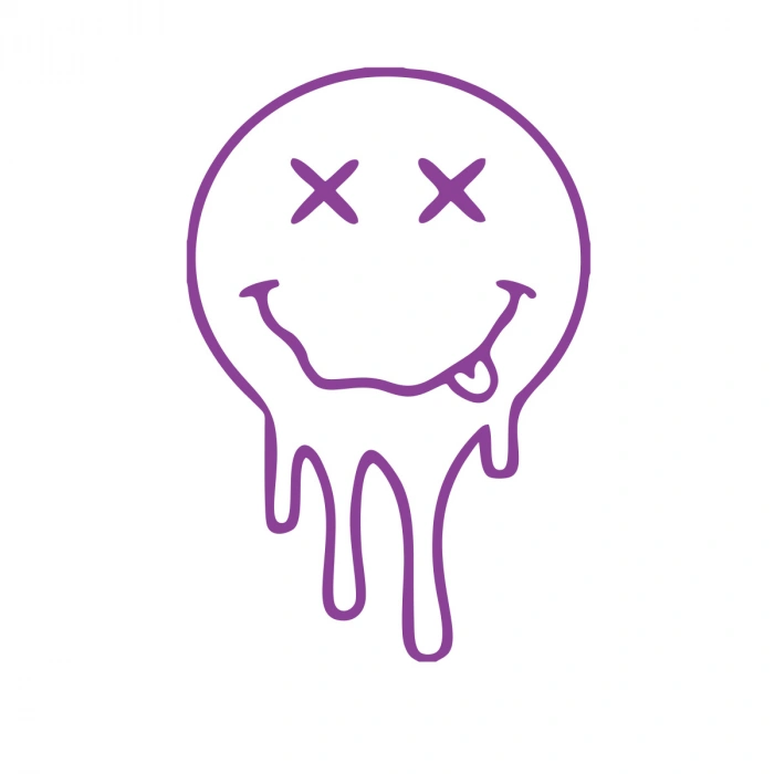 Eriyen Surat Araba Stickeri 17x17 Cm Mor