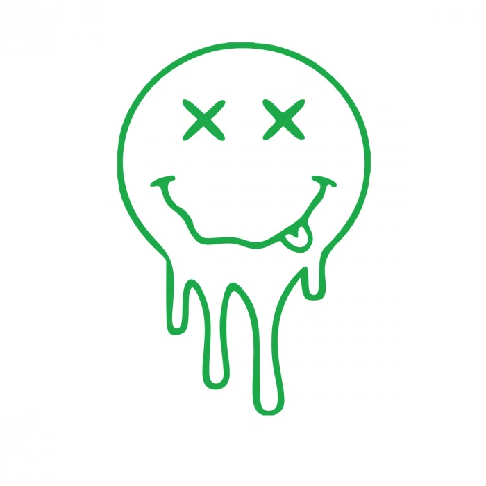 Eriyen Surat Araba Stickeri 17x17 Cm Yeşil