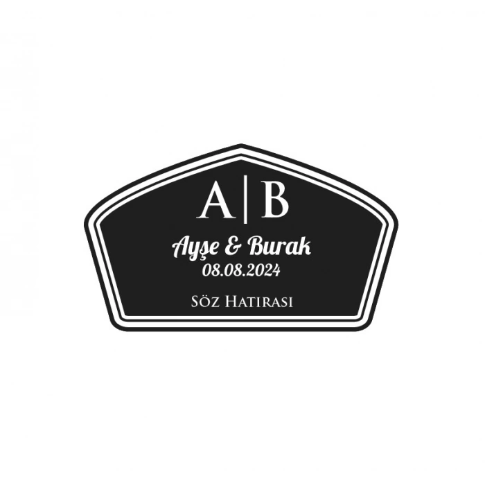 Yuvarlak Geyikli Kış Etiketi Kına Nişan Düğün 3x3 cm özel etiket / 50 adet sticker