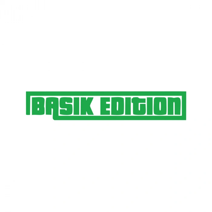 Basık Edition Araba Sticker 17x17 Cm Yeşil
