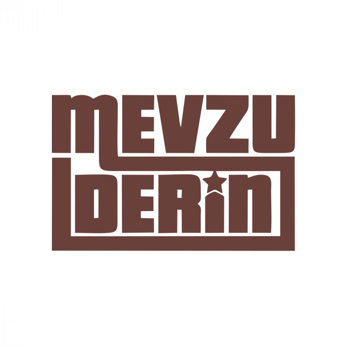 Mevzu Derin Araba Sticker 17x17 Cm Kahverengi