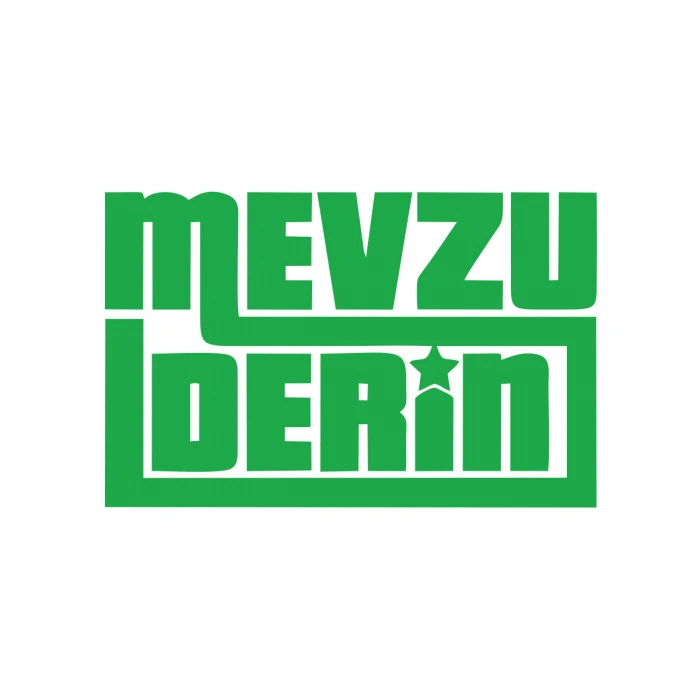 Mevzu Derin Araba Sticker 17x17 Cm Yeşil