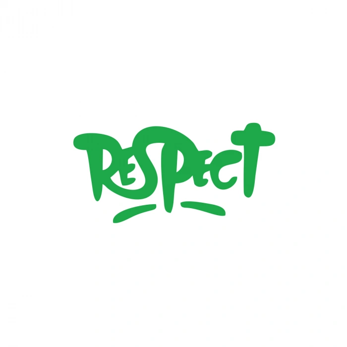 Respect Araba Sticker 17x17 Cm Yeşil