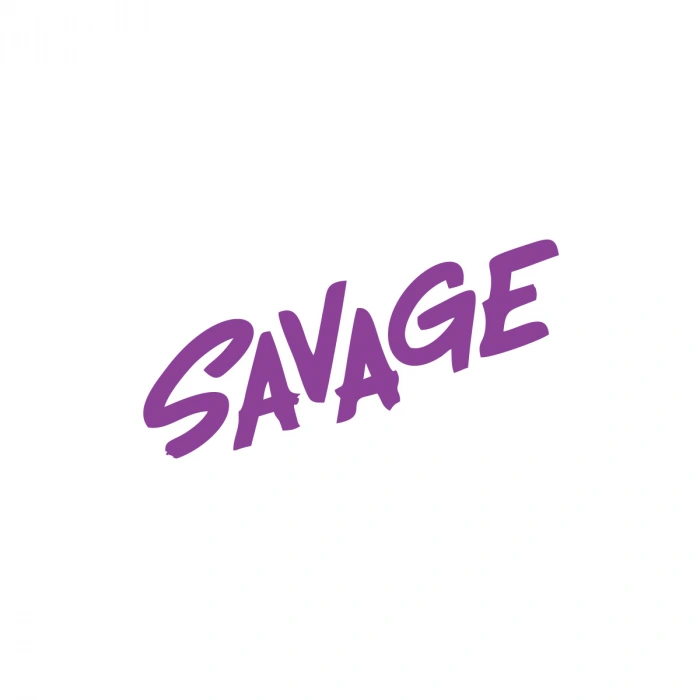 Savage Araba Sticker 17x17 Cm Mor