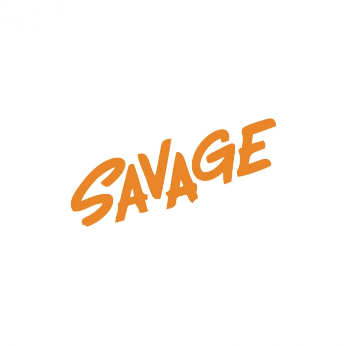 Savage Araba Sticker 17x17 Cm Turuncu