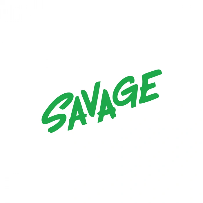 Savage Araba Sticker 17x17 Cm Yeşil
