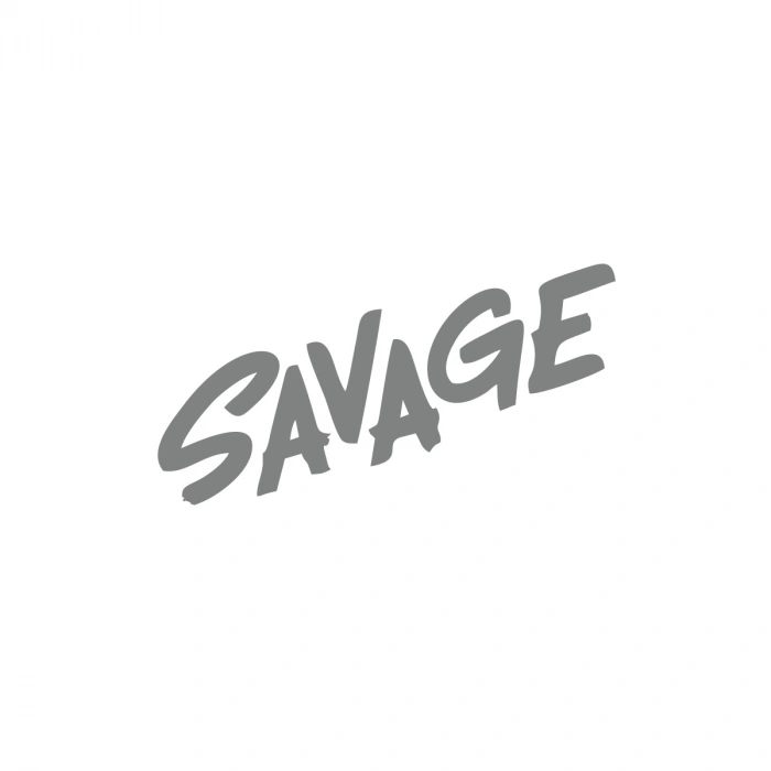 Savage Araba Sticker 17x17 Cm Gri